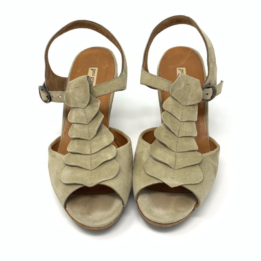 Paul Green Munchen Tan Suede Sandals US size 8